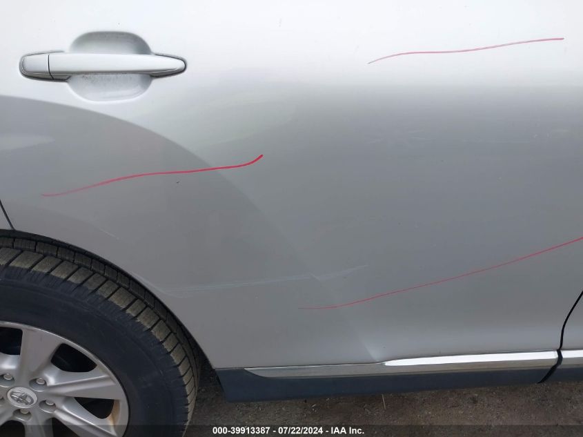 2012 Toyota Highlander Base V6 VIN: 5TDBK3EH0CS155720 Lot: 39913387