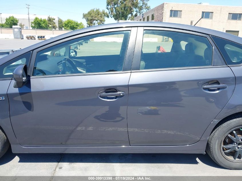 2012 Toyota Prius Two VIN: JTDKN3DU5C5463946 Lot: 39913398