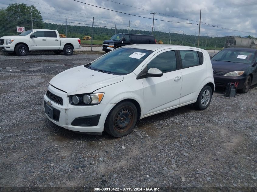 2012 Chevrolet Sonic 2Ls VIN: 1G1JA6SH8C4163198 Lot: 39913422