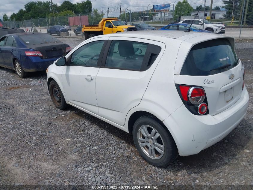 2012 Chevrolet Sonic 2Ls VIN: 1G1JA6SH8C4163198 Lot: 39913422