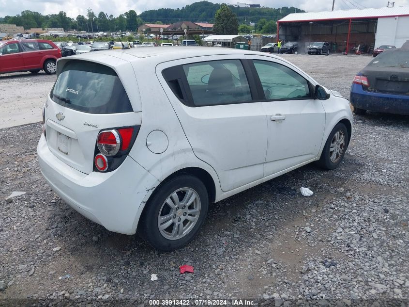 2012 Chevrolet Sonic 2Ls VIN: 1G1JA6SH8C4163198 Lot: 39913422