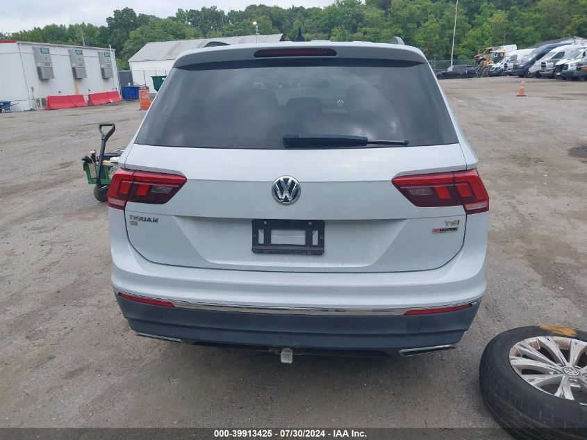 2018 Volkswagen Tiguan 2.0T Se/2.0T Sel VIN: 3VV2B7AX8JM098587 Lot: 39913425