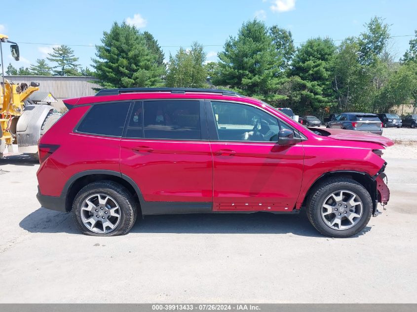 2023 Honda Passport Awd Trailsport VIN: 5FNYF8H65PB042328 Lot: 39913433