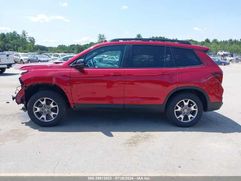 2023 Honda Passport Awd Trailsport VIN: 5FNYF8H65PB042328 Lot: 39913433