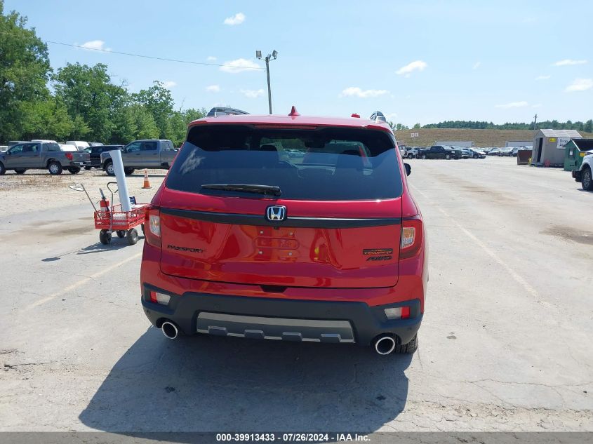 2023 Honda Passport Awd Trailsport VIN: 5FNYF8H65PB042328 Lot: 39913433