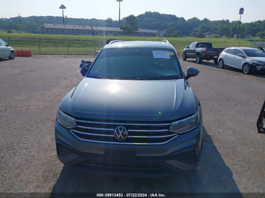 2022 Volkswagen Tiguan 2.0T Se VIN: 3VV2B7AX6NM056215 Lot: 39913453