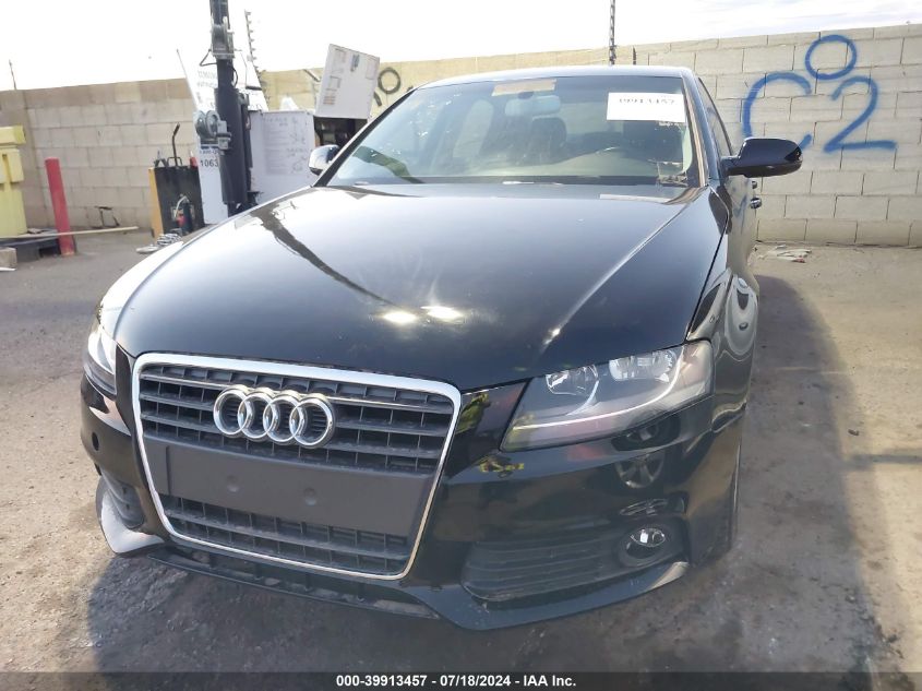 2012 Audi A4 2.0T Premium VIN: WAUBFAFL6CN008462 Lot: 39913457
