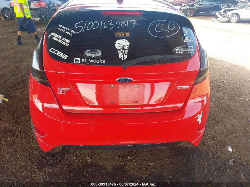 2015 Ford Fiesta St VIN: 3FADP4GX6FM220679 Lot: 39913476