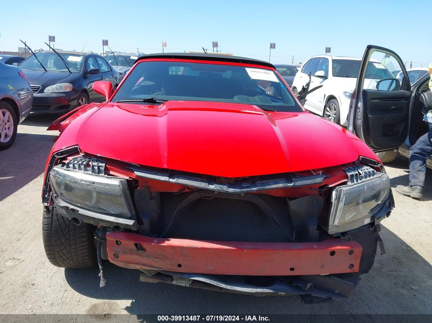 2015 Chevrolet Camaro Lt VIN: 2G1FD3D33F9265586 Lot: 39913487