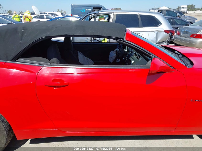 2015 Chevrolet Camaro Lt VIN: 2G1FD3D33F9265586 Lot: 39913487