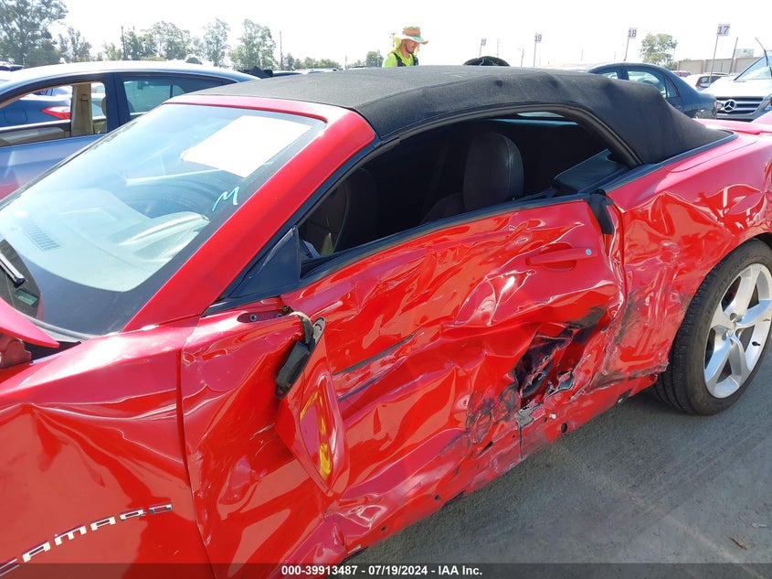 2015 Chevrolet Camaro Lt VIN: 2G1FD3D33F9265586 Lot: 39913487