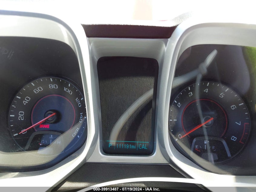 2015 Chevrolet Camaro Lt VIN: 2G1FD3D33F9265586 Lot: 39913487