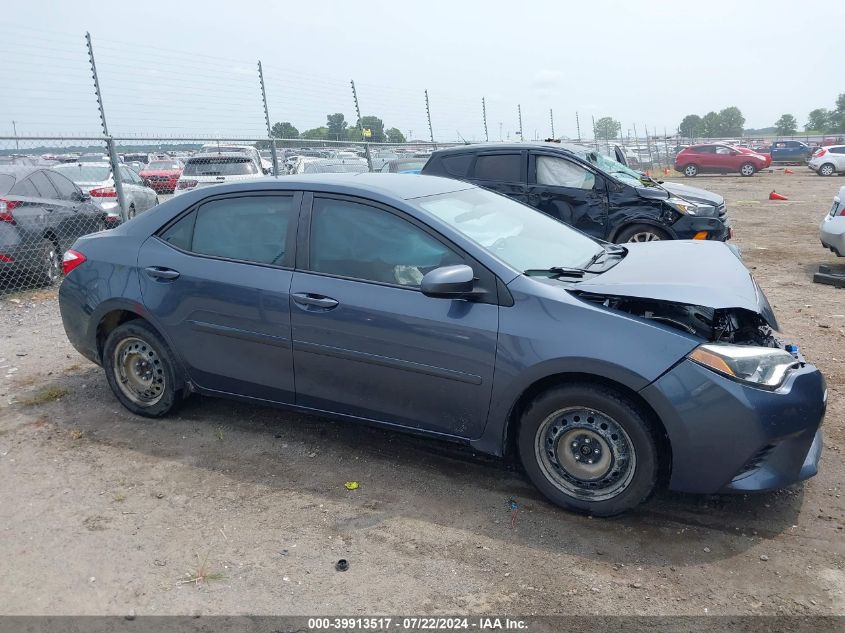 2015 Toyota Corolla Le VIN: 5YFBURHE1FP261573 Lot: 39913517