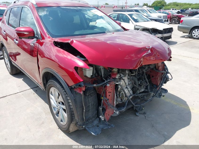 2015 Nissan Rogue Sl VIN: 5N1AT2MT9FC759471 Lot: 39913533