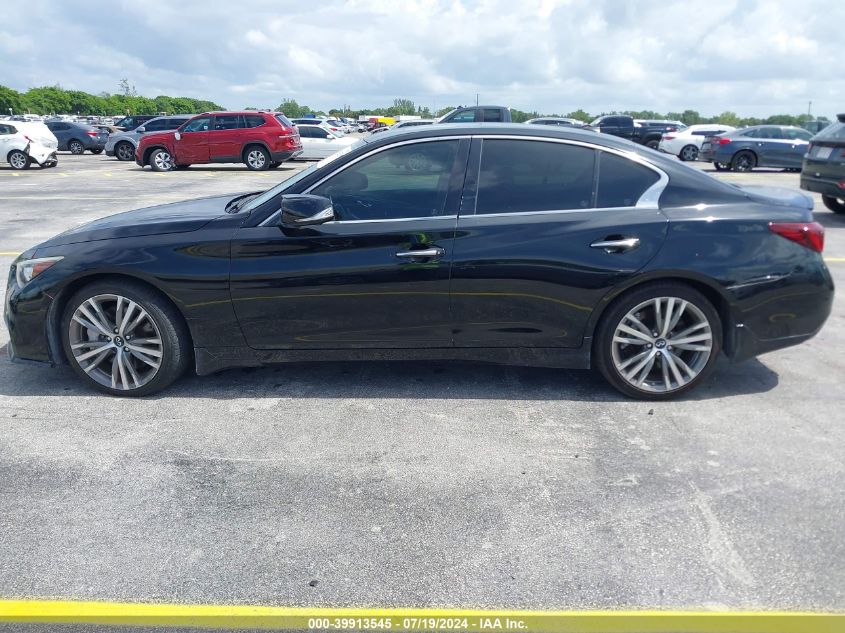 2019 Infiniti Q50 3.0T Sport VIN: JN1EV7AP5KM516798 Lot: 39913545