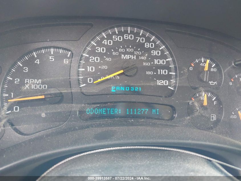 2005 Chevrolet Suburban 1500 Z71 VIN: 3GNFK16Z95G292869 Lot: 39913587