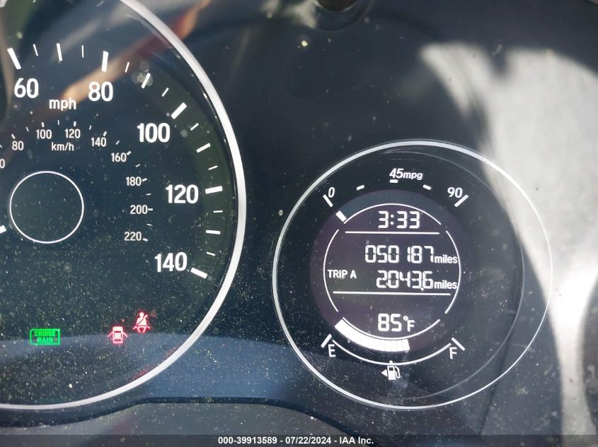 2017 Honda Hr-V Ex VIN: 3CZRU5H51HM722783 Lot: 39913589