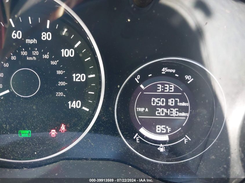 2017 Honda Hr-V Ex VIN: 3CZRU5H51HM722783 Lot: 39913589