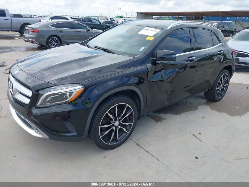 2017 Mercedes-Benz Gla 250 VIN: WDCTG4EB2HJ336565 Lot: 39913681