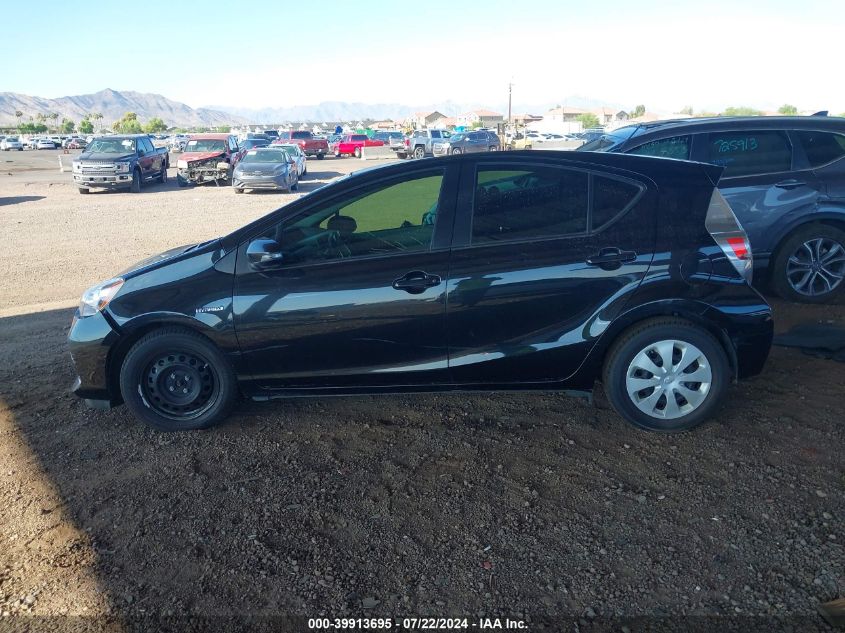 2012 Toyota Prius C Two VIN: JTDKDTB38C1518703 Lot: 39913695