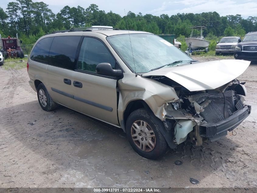 2006 Dodge Grand Caravan Se VIN: 1D4GP24R66B505331 Lot: 39913701