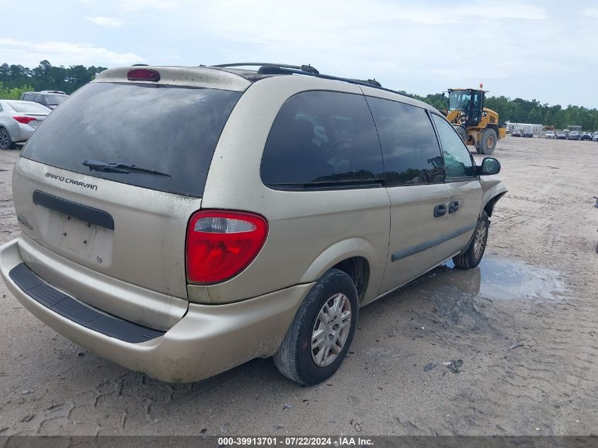 2006 Dodge Grand Caravan Se VIN: 1D4GP24R66B505331 Lot: 39913701