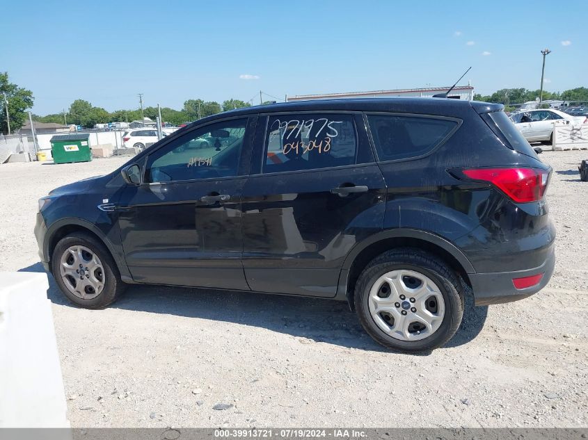 2019 Ford Escape S VIN: 1FMCU0F73KUA99541 Lot: 39913721