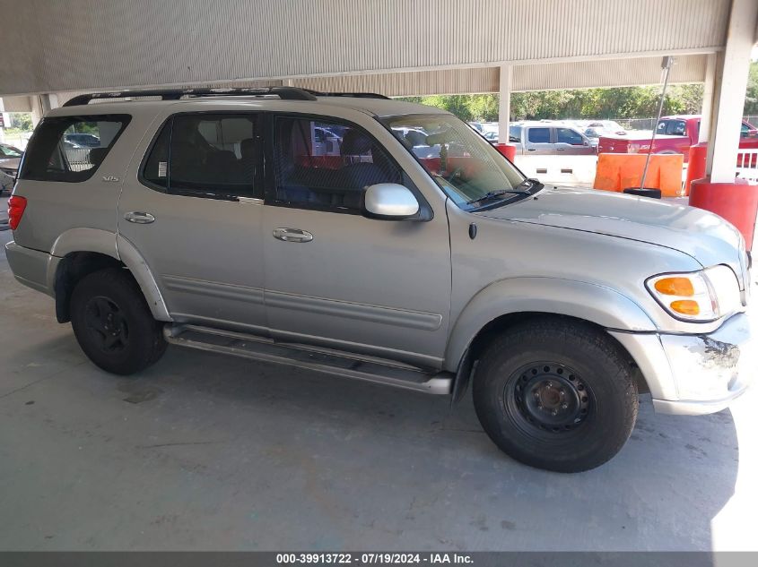 2002 Toyota Sequoia Sr5 VIN: 5TDZT34A02S070083 Lot: 39913722