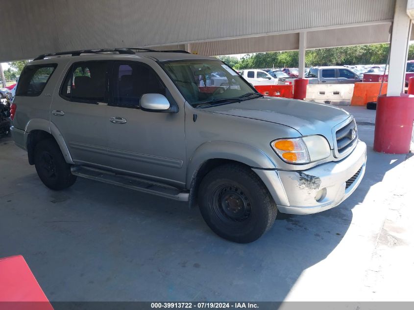 2002 Toyota Sequoia Sr5 VIN: 5TDZT34A02S070083 Lot: 39913722
