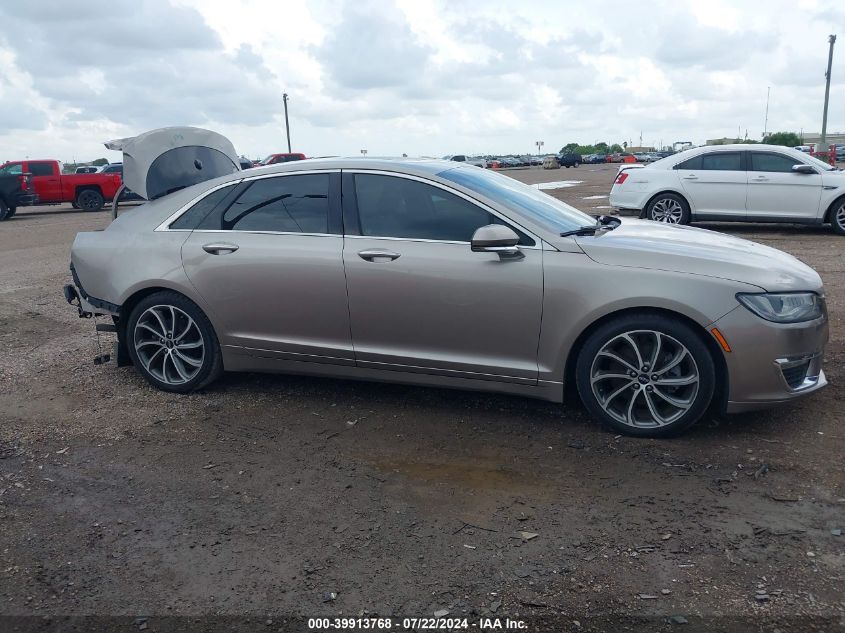 2019 Lincoln Mkz Reserve I VIN: 3LN6L5C99KR604198 Lot: 39913768