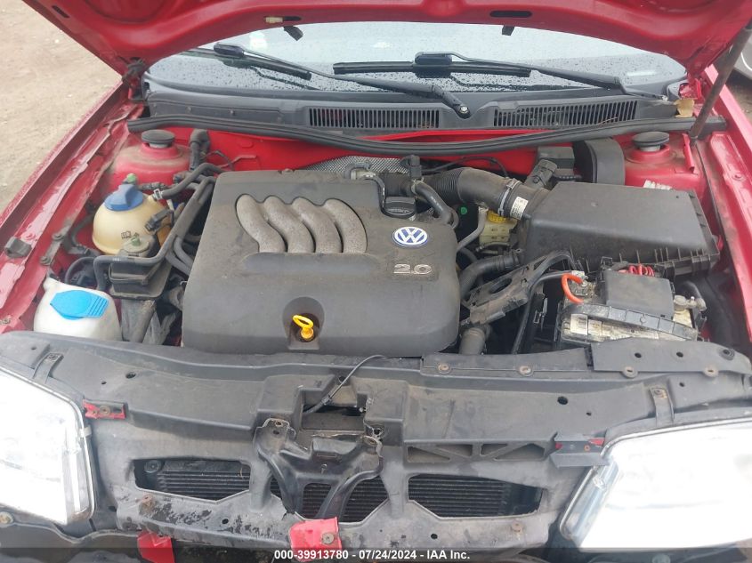 2001 Volkswagen Jetta Gls VIN: 3VWSK69M71M214071 Lot: 39913780