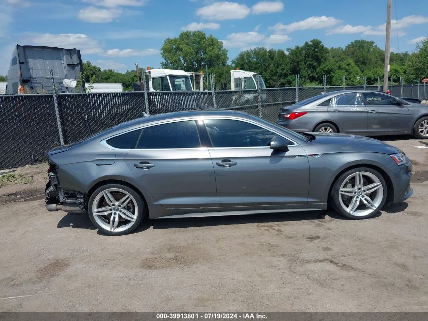 2018 Audi A5 2.0T Premium VIN: WAUENCF57JA005569 Lot: 39913801