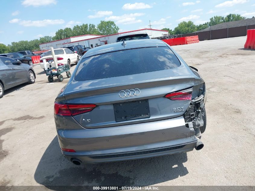 WAUENCF57JA005569 2018 Audi A5 2.0T Premium