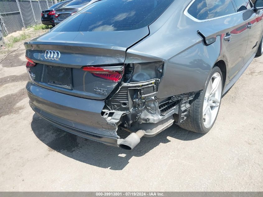 WAUENCF57JA005569 2018 Audi A5 2.0T Premium