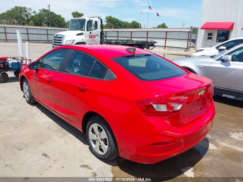 2017 Chevrolet Cruze Ls Auto VIN: 1G1BC5SM5H7119557 Lot: 40645563