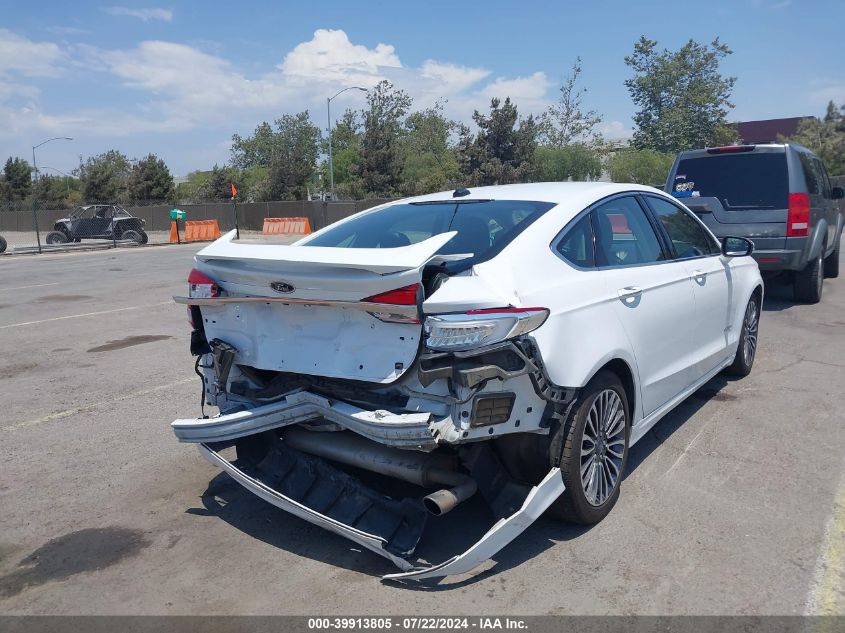 2018 Ford Fusion Hybrid Titanium VIN: 3FA6P0RU8JR205939 Lot: 39913805