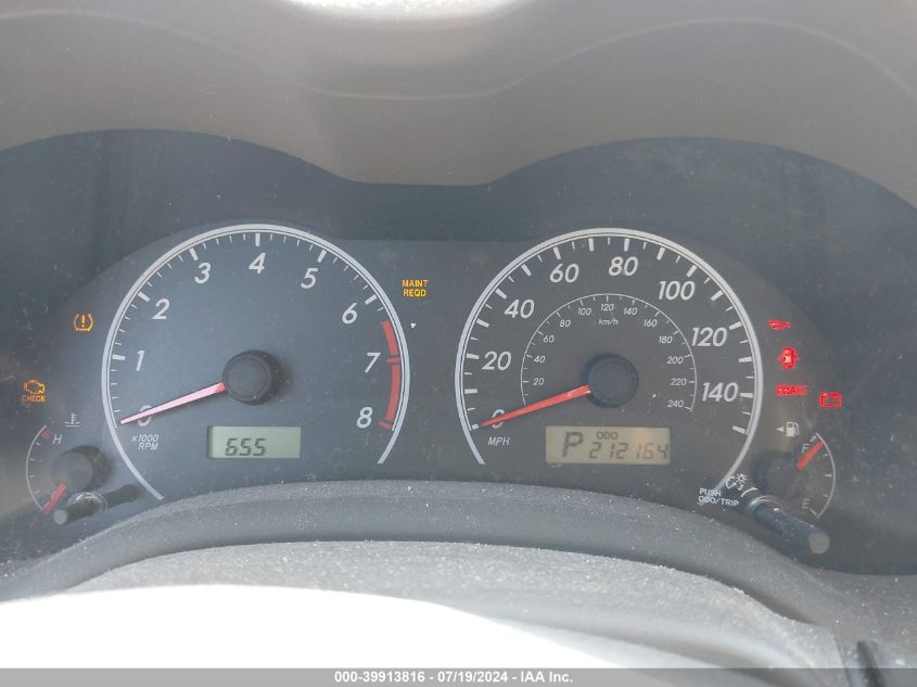 2009 Toyota Corolla Le VIN: 1NXBU40E39Z087538 Lot: 39913816