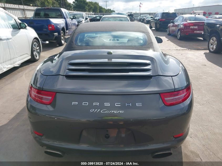 2013 Porsche 911 Carrera VIN: WP0CA2A96DS141071 Lot: 40523075