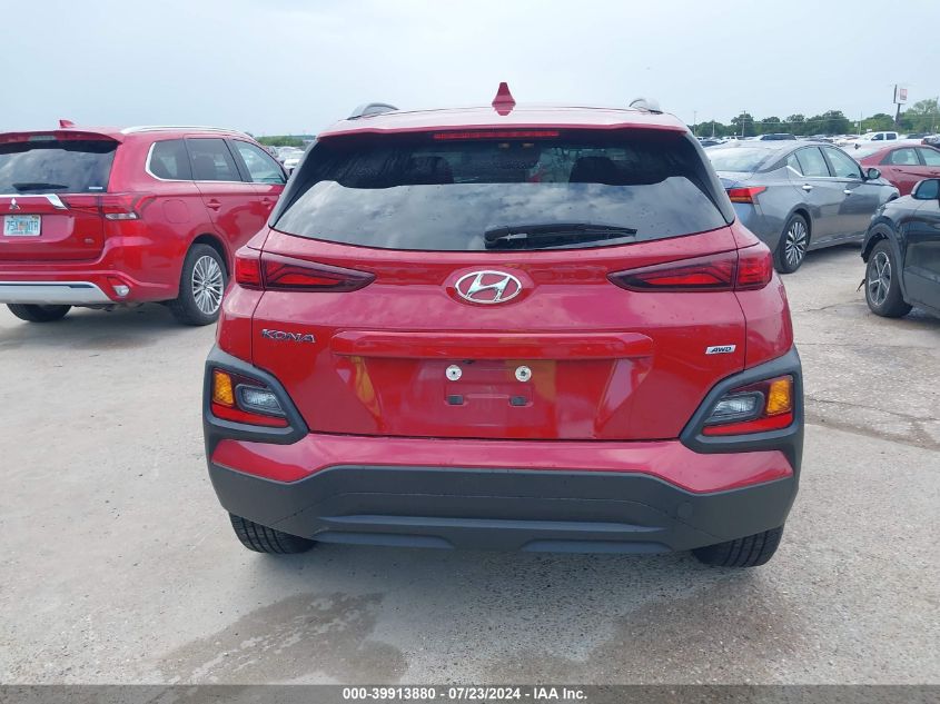 2021 Hyundai Kona Sel Plus VIN: KM8K6CAA0MU746622 Lot: 39913880