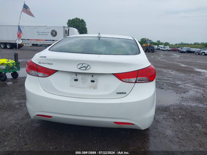 2012 Hyundai Elantra Limited VIN: 5NPDH4AE5CH125983 Lot: 39913889