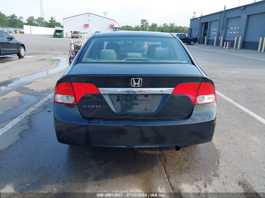 2009 Honda Civic Lx VIN: 19XFA16599E037780 Lot: 39913937