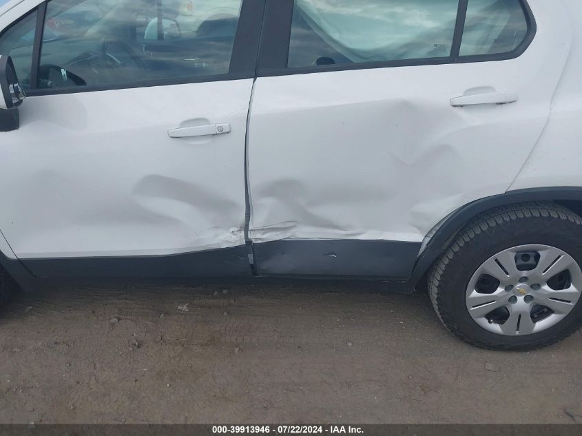 2016 Chevrolet Trax 1Ls VIN: 3GNCJKSB1GL272744 Lot: 39913946