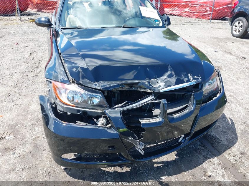 2006 BMW 325I VIN: WBAVB13506PT07761 Lot: 39913983