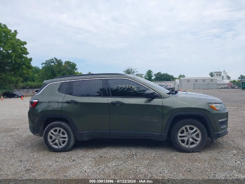 2021 Jeep Compass Sport Fwd VIN: 3C4NJCAB8MT535140 Lot: 39913996