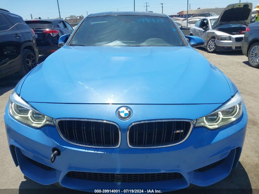 2016 BMW M3 VIN: WBS8M9C53G5D31375 Lot: 39914001