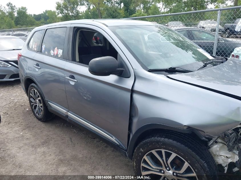 2017 Mitsubishi Outlander Es VIN: JA4AD2A38HZ046500 Lot: 39914006