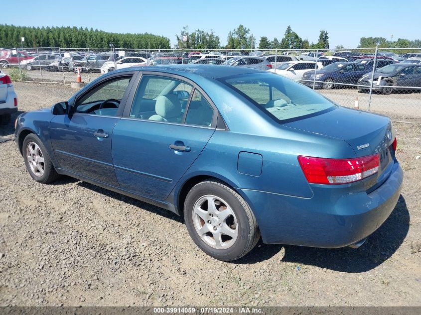 2006 Hyundai Sonata Gls V6/Lx V6 VIN: 5NPEU46FX6H147452 Lot: 39914059