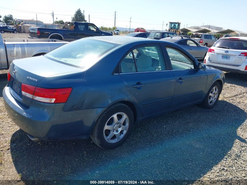 2006 Hyundai Sonata Gls V6/Lx V6 VIN: 5NPEU46FX6H147452 Lot: 39914059