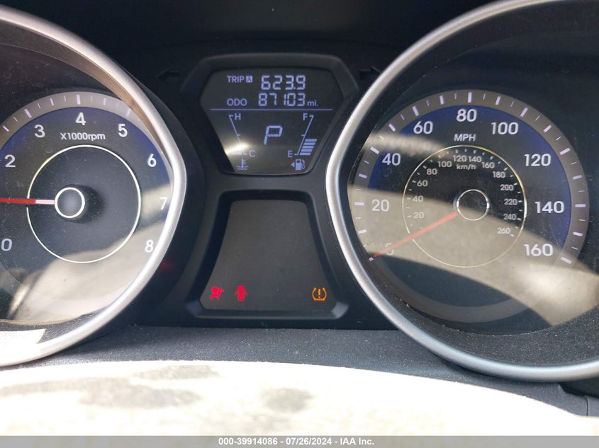 2012 Hyundai Elantra Gls (Ulsan Plant) VIN: KMHDH4AE4CU237028 Lot: 39914086