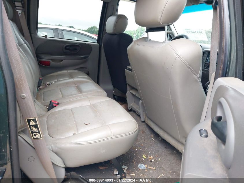 2002 Ford F-150 Lariat/Xlt VIN: 1FTRW07L72KA74626 Lot: 39914093